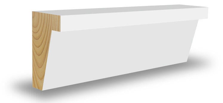 Combiwood 21x45x4400 Drammen taklist malt