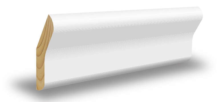 Combiwood 15x45x4400 skråtak taklist malt