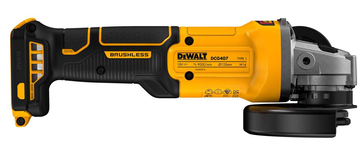 DeWalt DCG407N vinkelsliper u/batteri