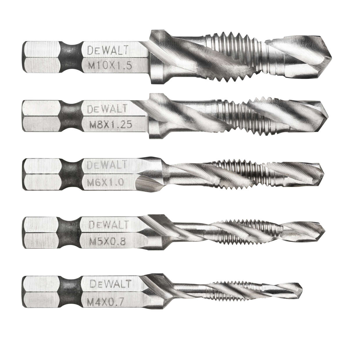 DeWalt DT50060-QZ gjengeborsett 5-pk