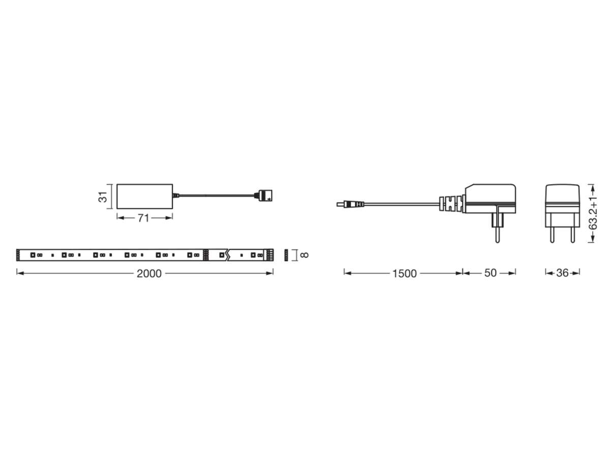 SMART+ MATTER Flex 2M RGB Tunable White