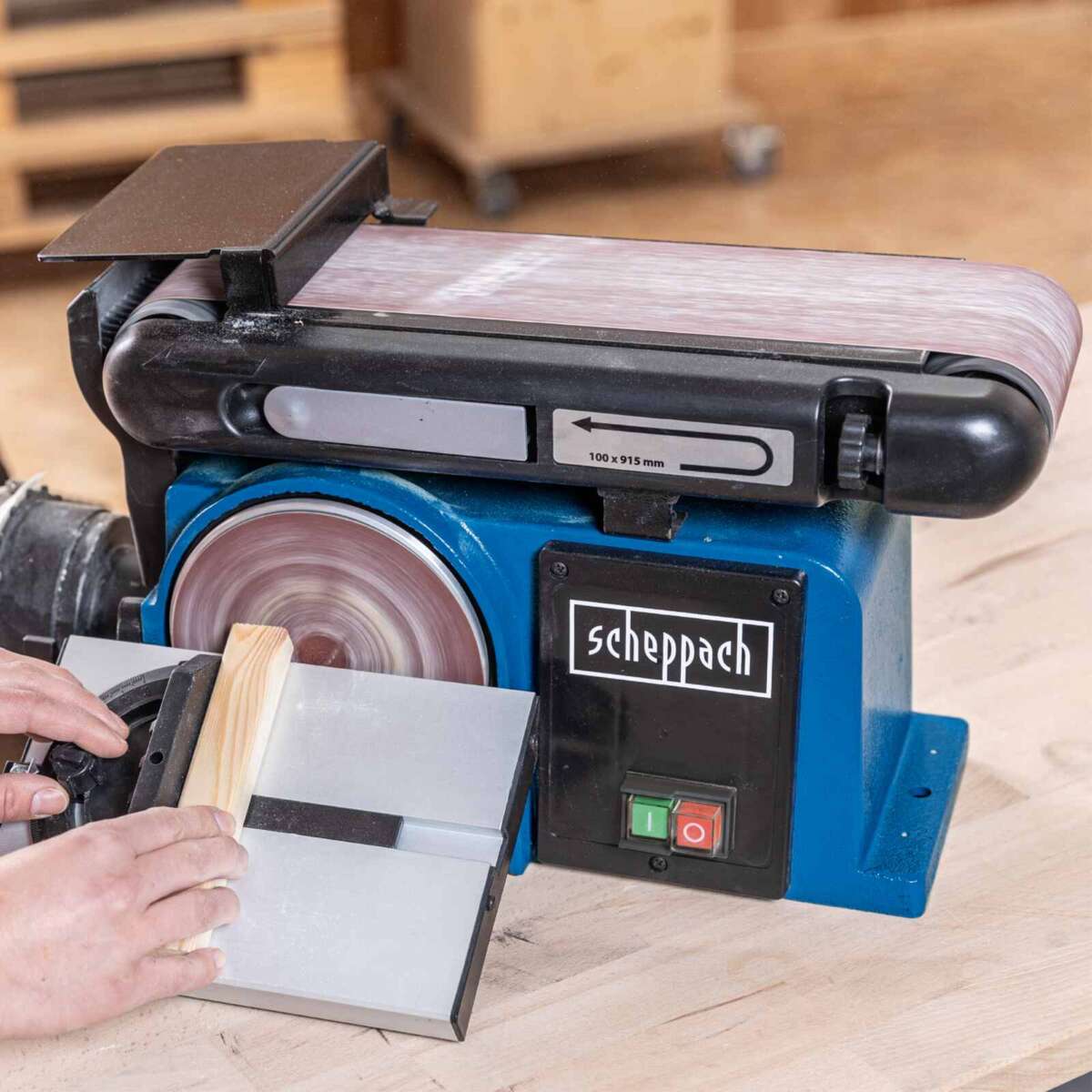 Scheppach BTS800 bånd- og skivesliper