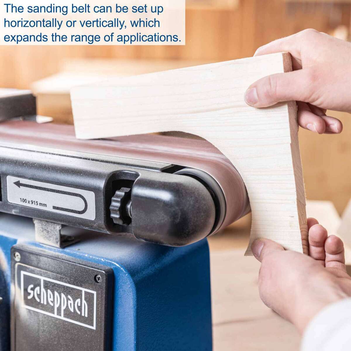 Scheppach BTS800 bånd- og skivesliper