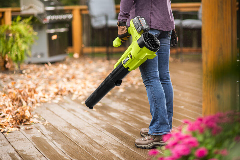 Ryobi ONE+ 18V løvblåser m/batteri