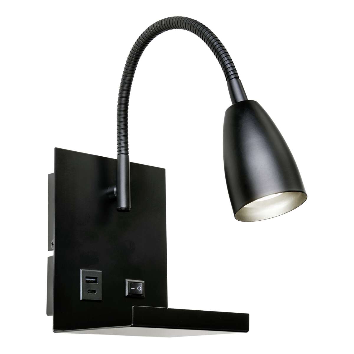 Eglo Ajax vegglampe med USB-A og -C