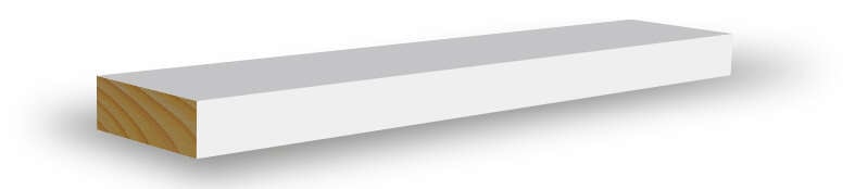 Combiwood 21x21x2400 glattkantlist malt