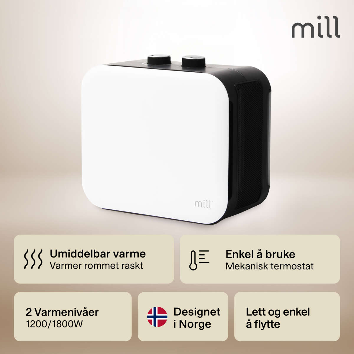 Mill Compact 1800W vifteovn