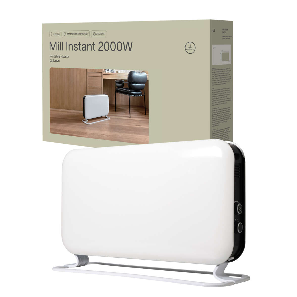 Mill Instant Mec 2000W gulvovn