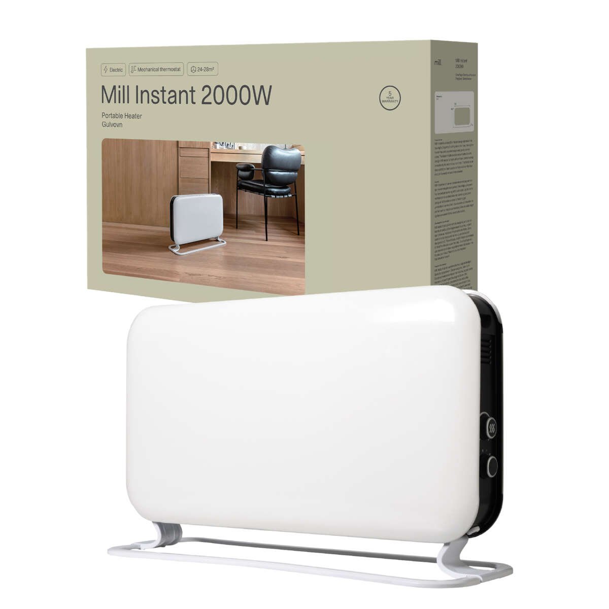 Mill Instant Mec 2000W gulvovn