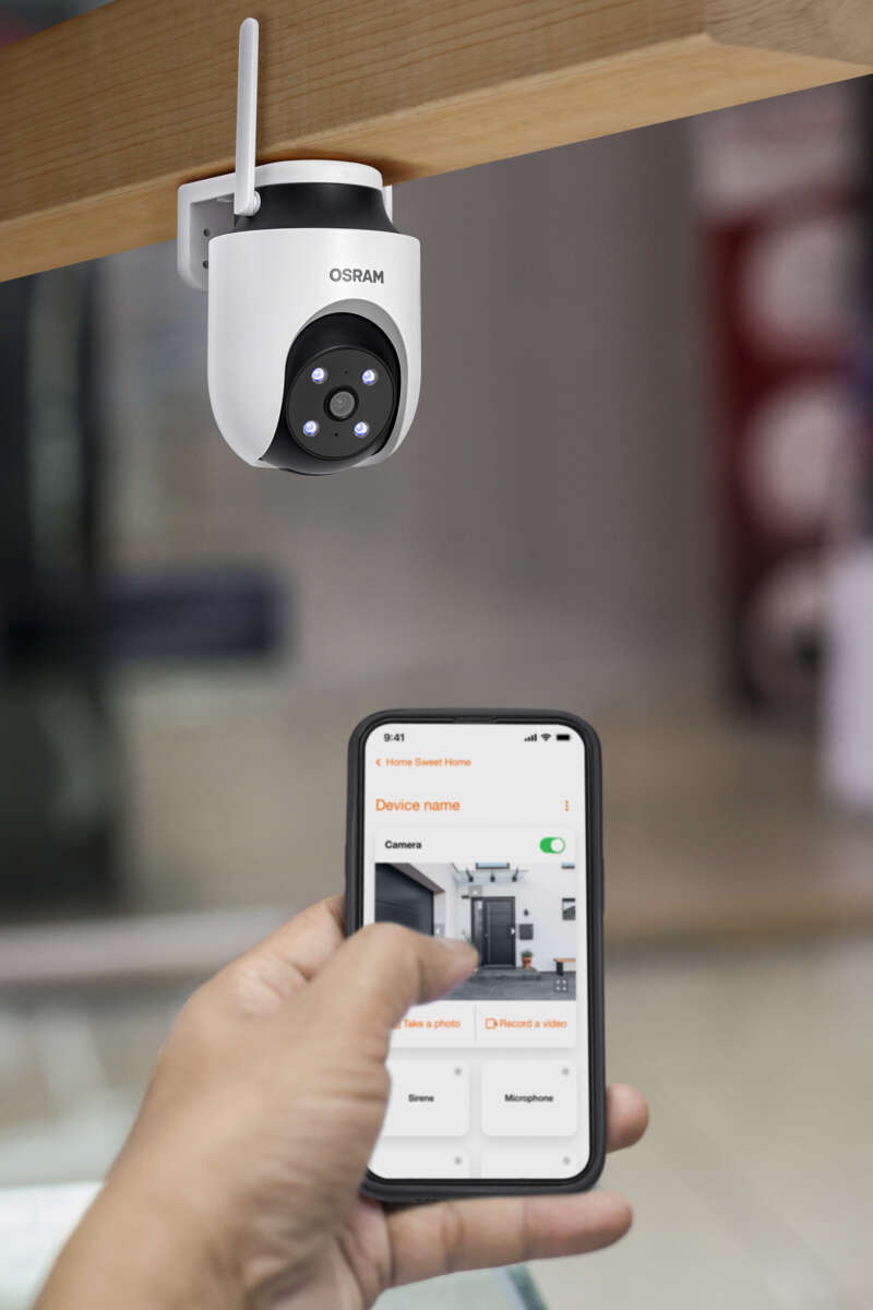 Osram Smart+ WiFi 360 sikkerhetskamera