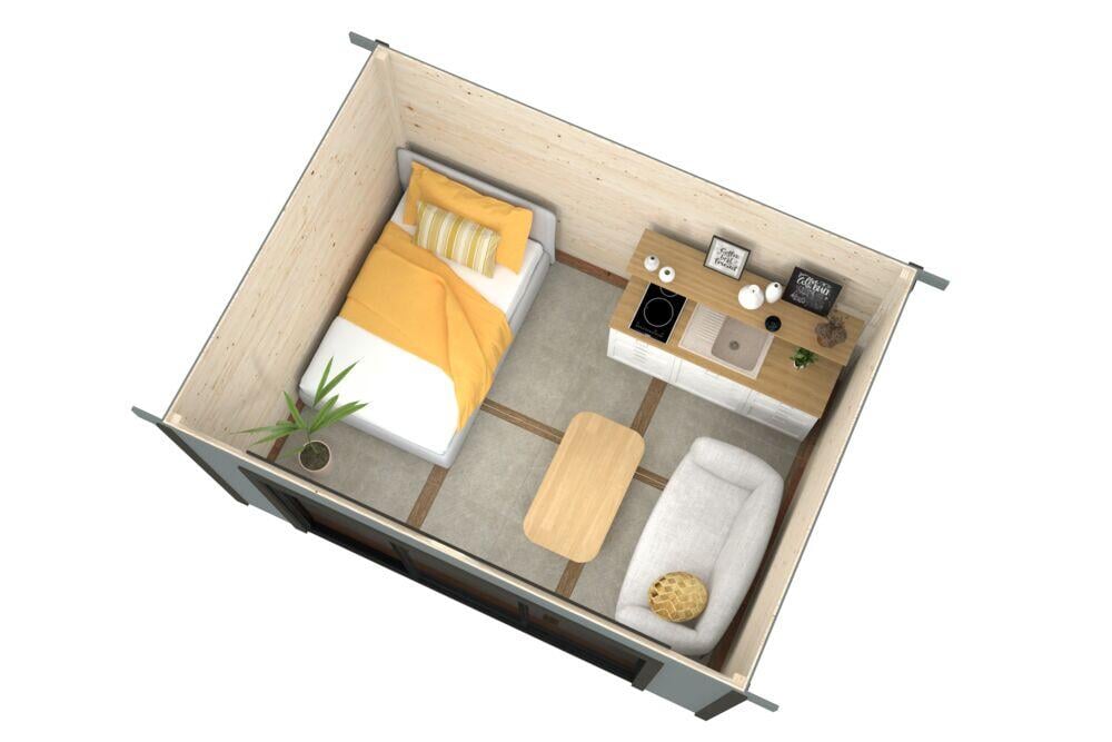 Palmako Lydia Slide hagestue 10.8 m²