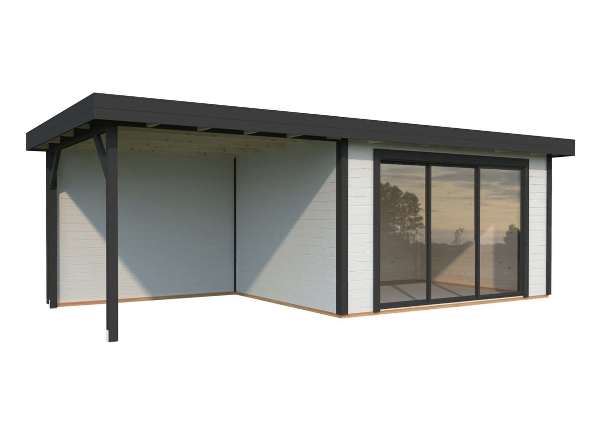 Palmako Lydia Slide hagestue 10,8+7,6 m²