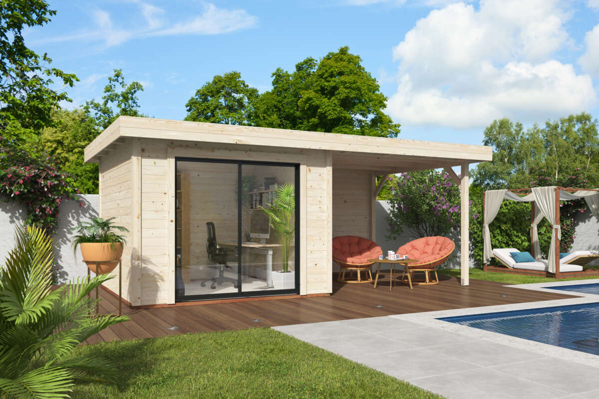 Palmako Lydia Slide hagestue 8,0+7,6 m²