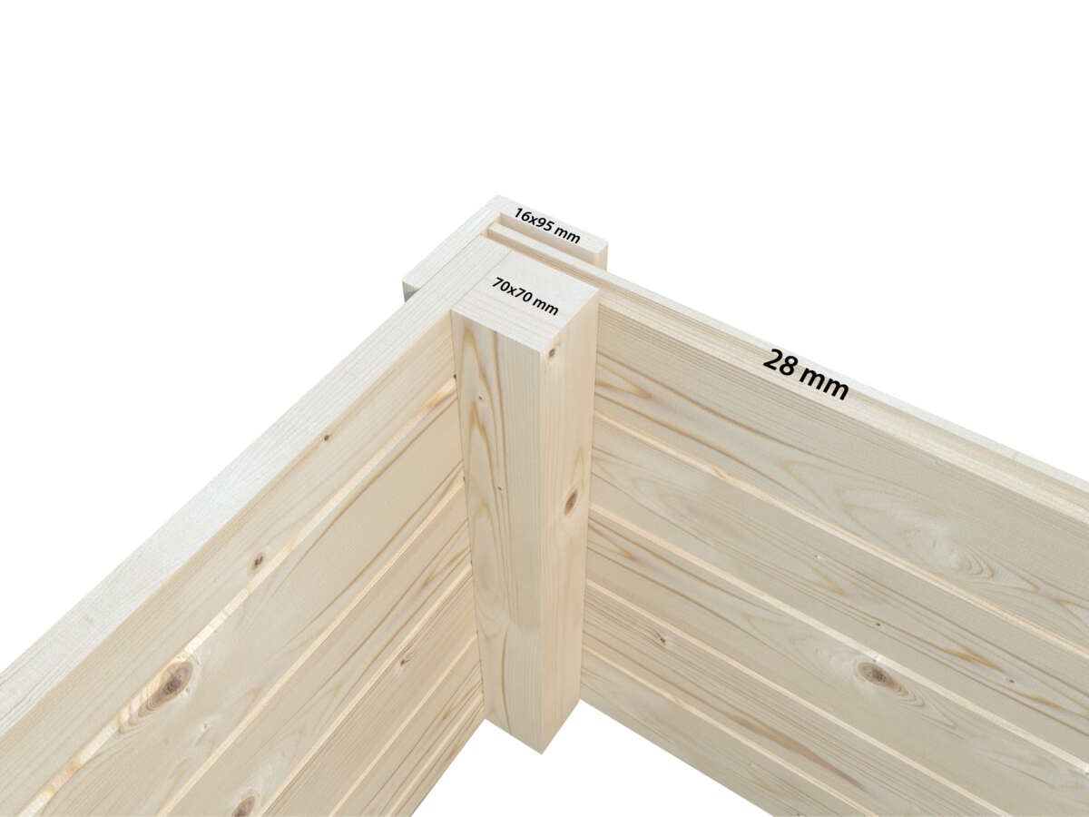 Palmako Lydia Slide hagestue 14.4 m²