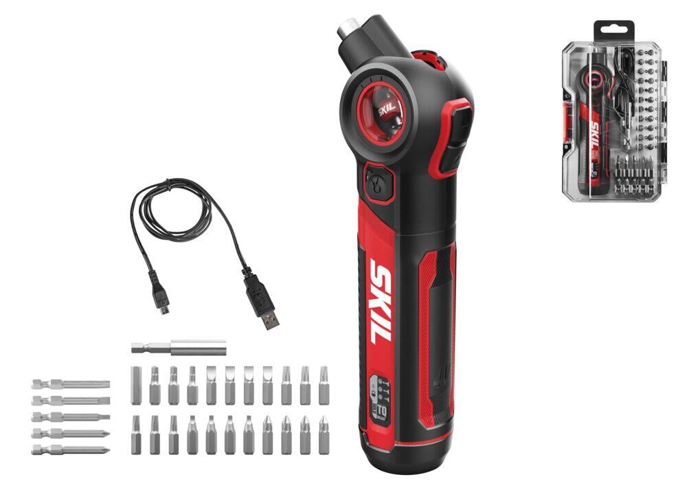 Skil 2714 batteridrevet skrutrekker m/bits