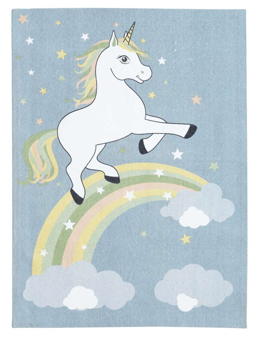Enhjørning teppe
