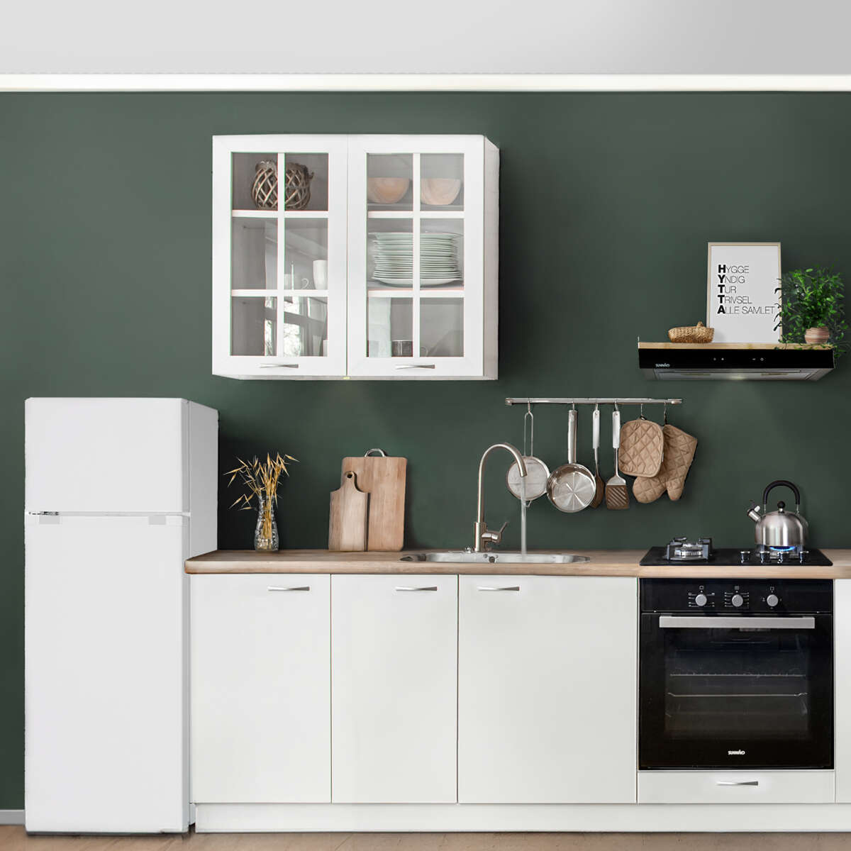 Sunwind Gass Chef Sort innbyggingsovn