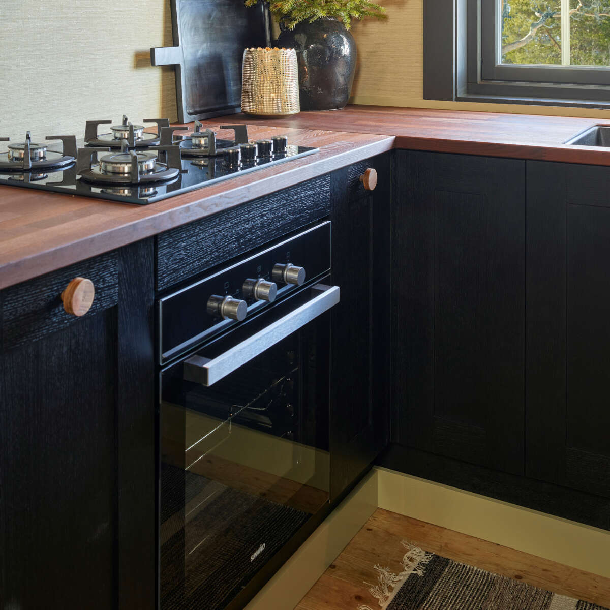 Sunwind Gass Chef Sort innbyggingsovn