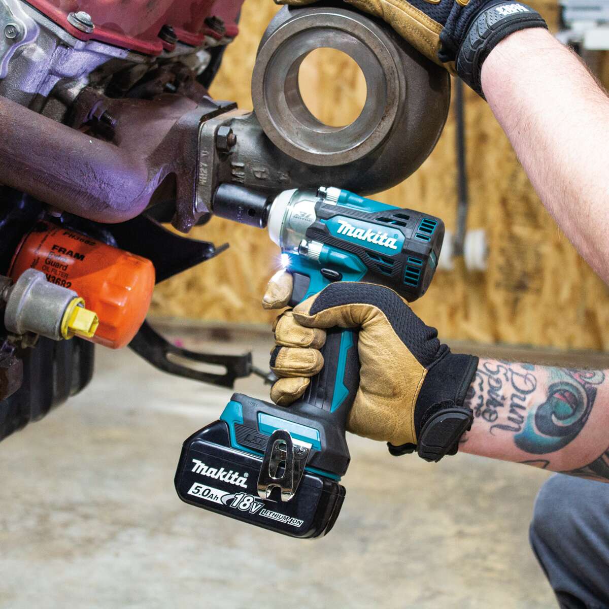 Makita muttertrekker DTW300Z u/batteri