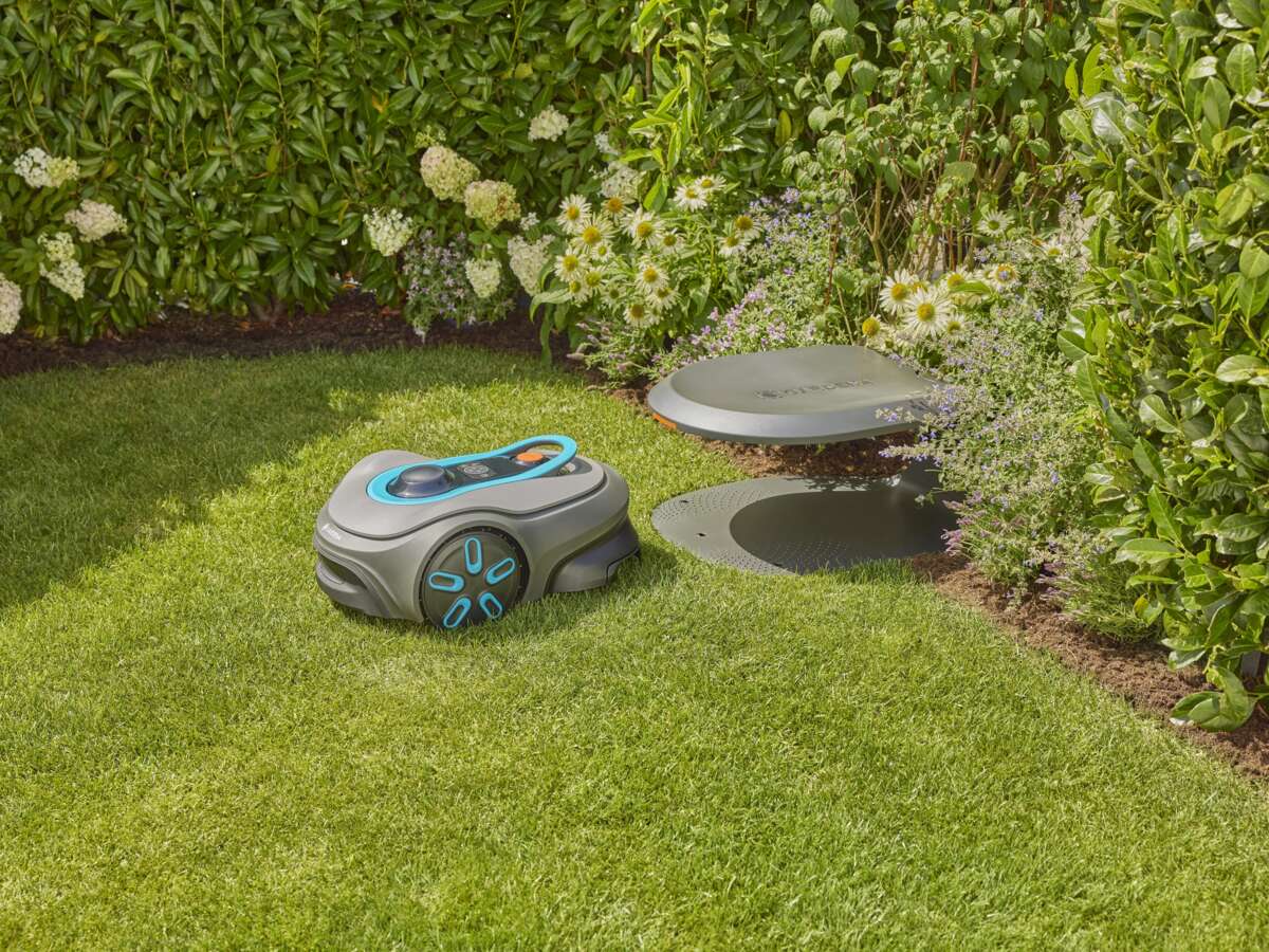 Gardena Sileno robotklipper garasje