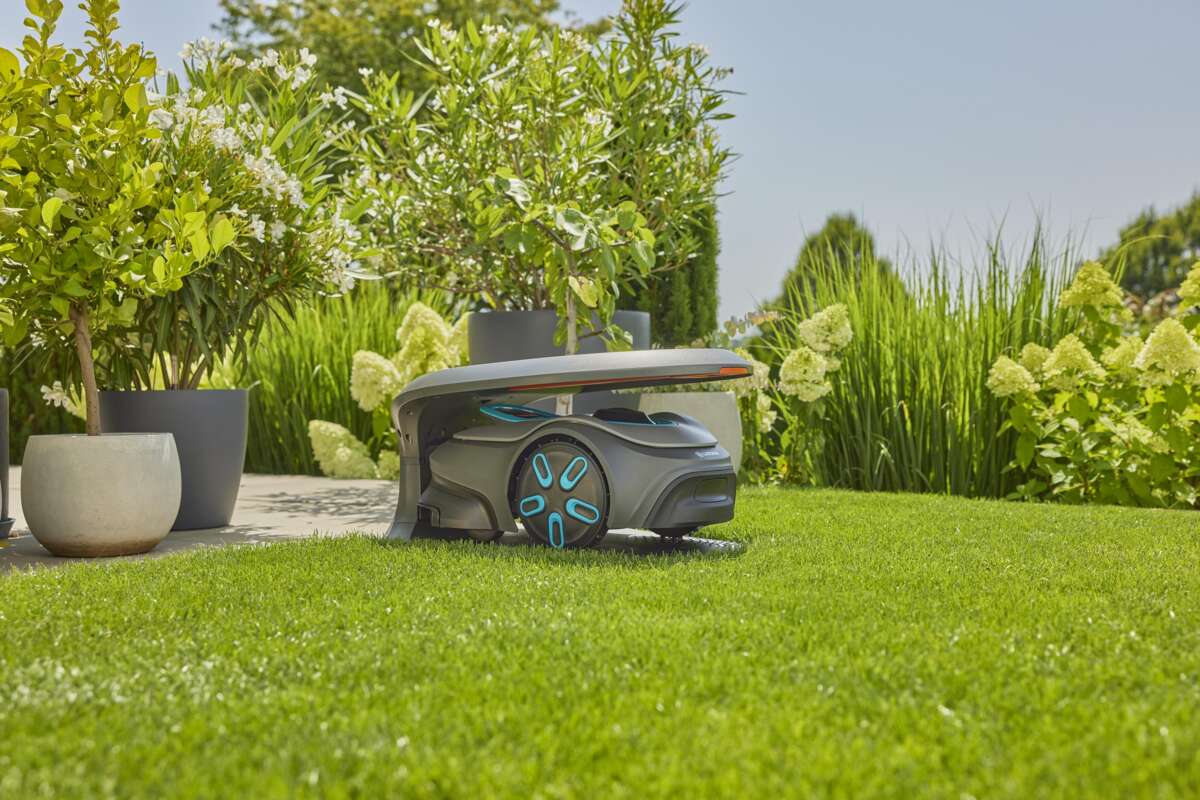 Gardena Sileno robotklipper garasje