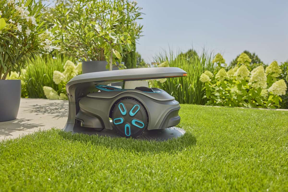 Gardena Sileno robotklipper garasje