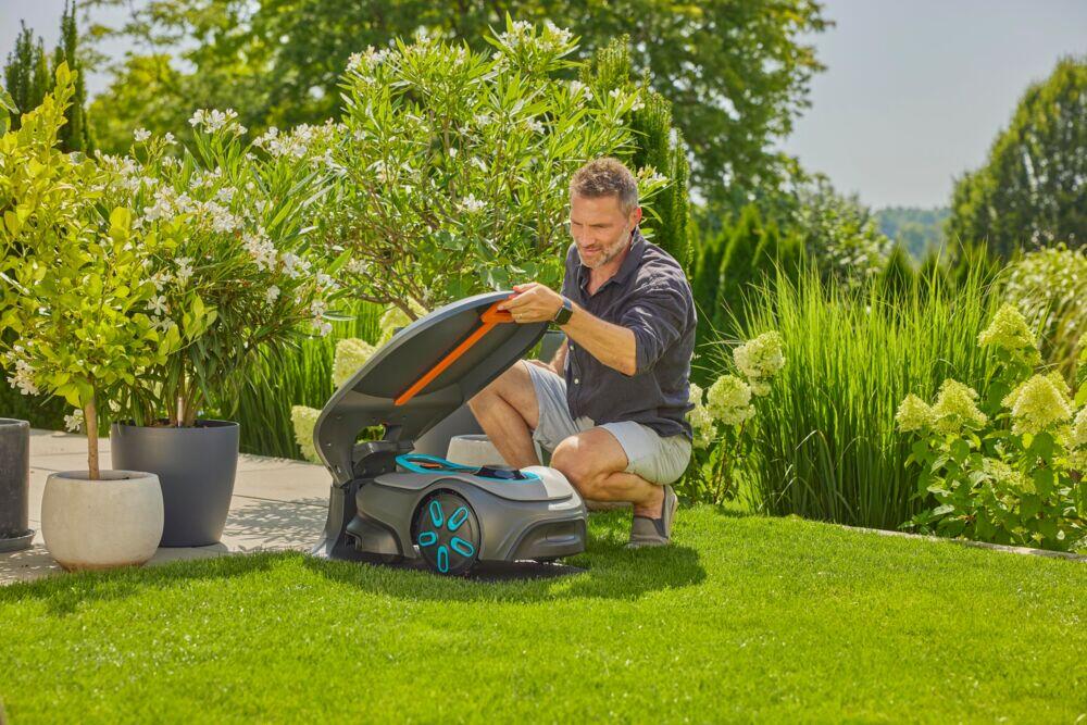 Gardena Sileno robotklipper garasje