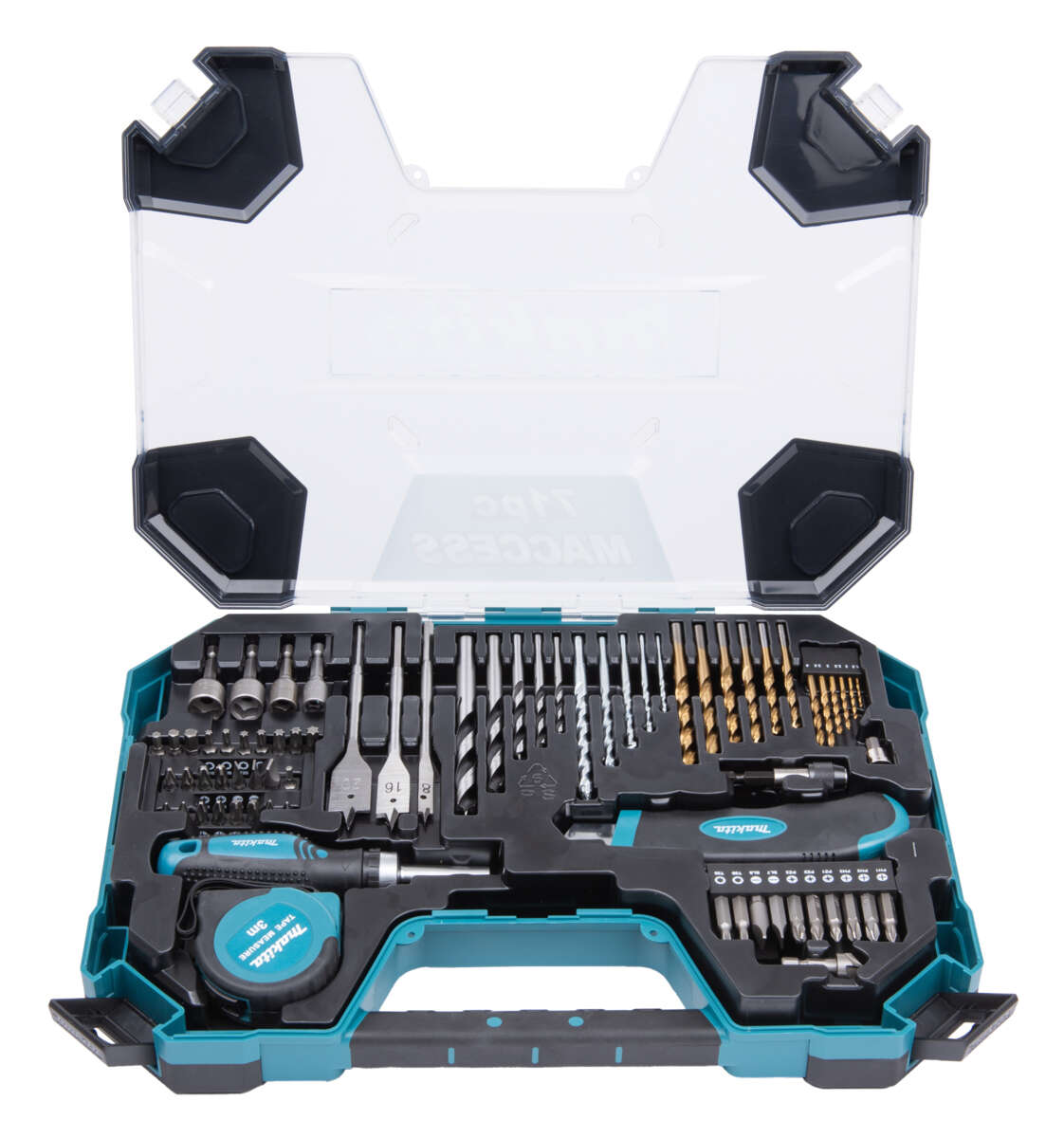 Makita Maccess Bor- og bitssett, 71 deler