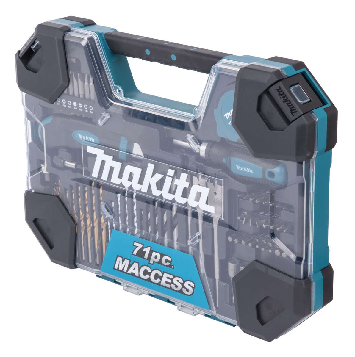 Makita Maccess Bor- og bitssett, 71 deler