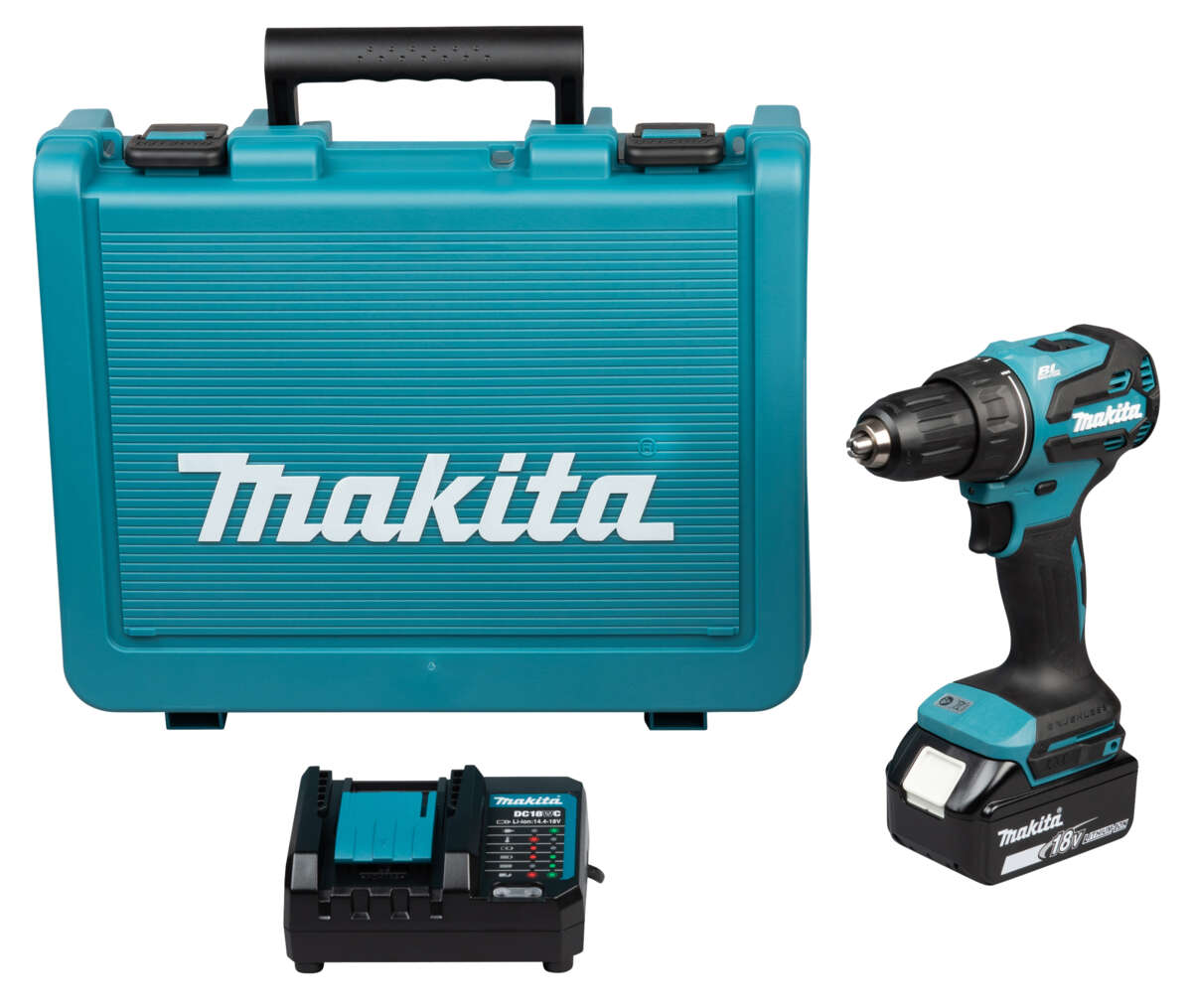 Makita DDF490WF 18V drill m/batteri