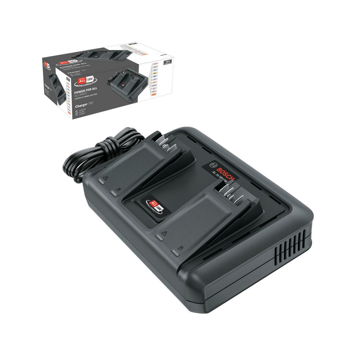 Bosch Batterilader AL 2X18V-88