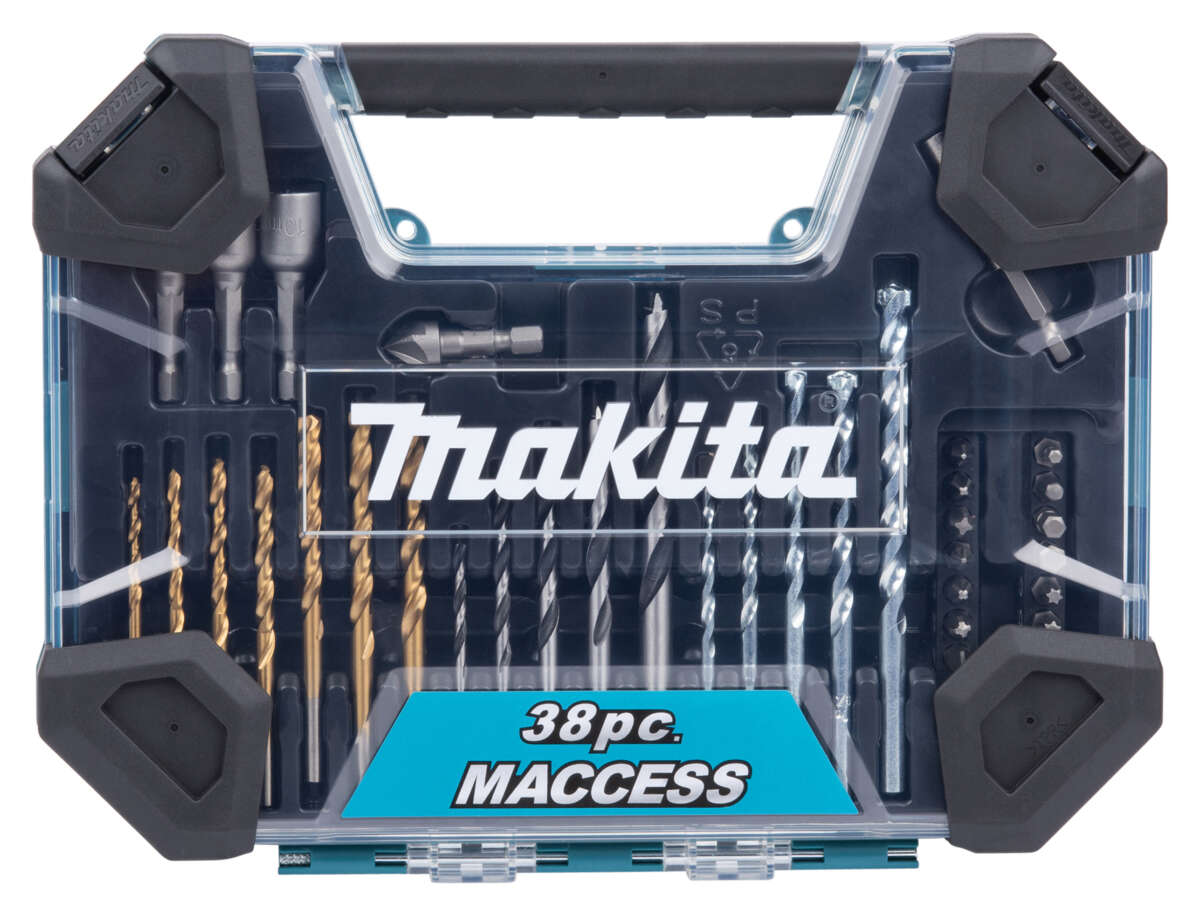 Makita Maccess Bor- og bitssett 38 deler