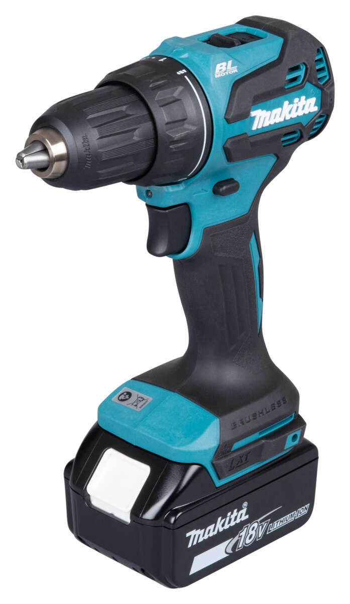 Makita DDF490RTJ 18 V borskrutrekker m/batteri