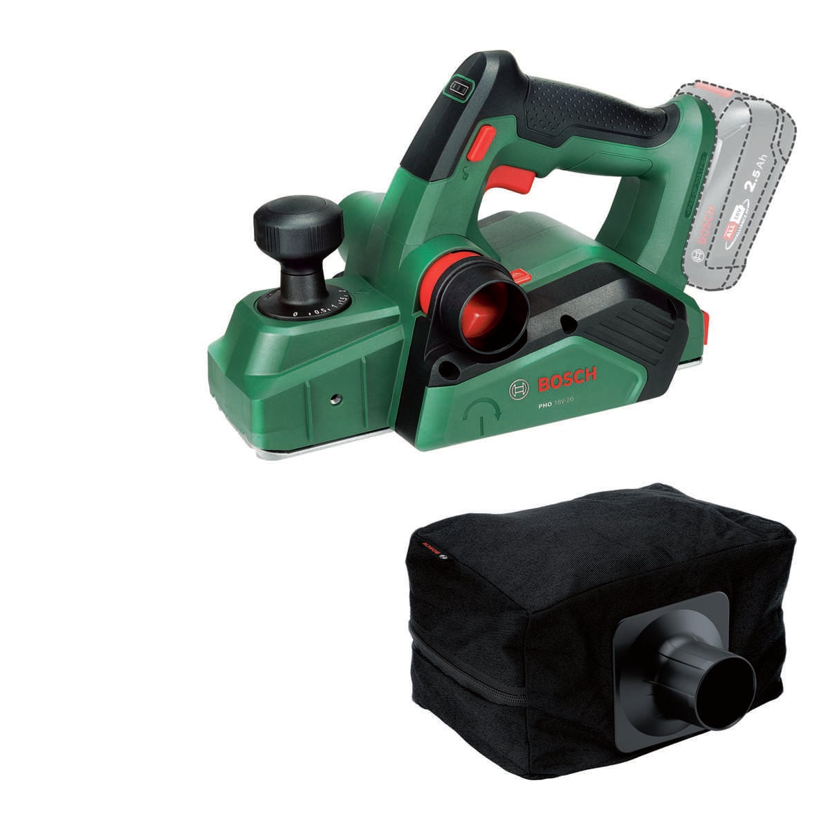 Bosch Høvel PHO 20 Solo 18V