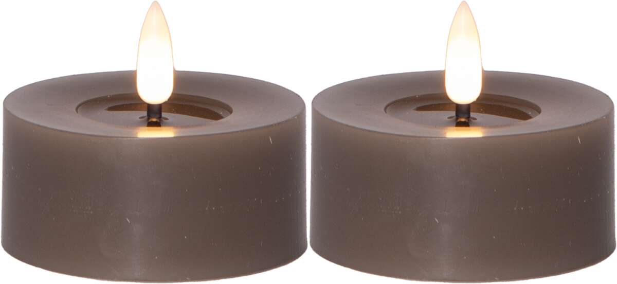 Flamme Flow LED t-lys 2-pk