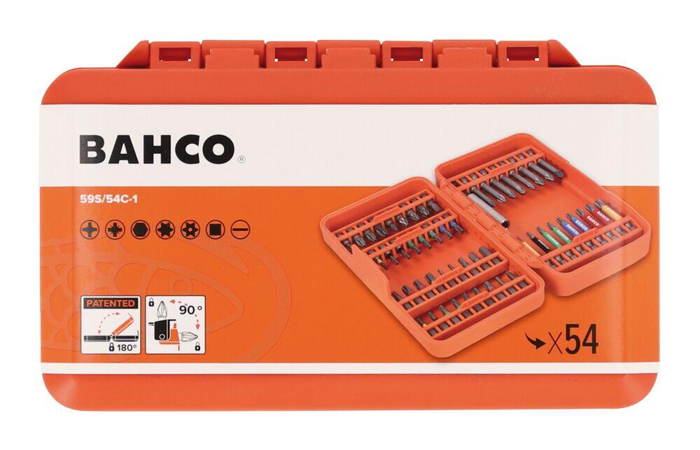 Bahco bitssett 1/4" 54 deler