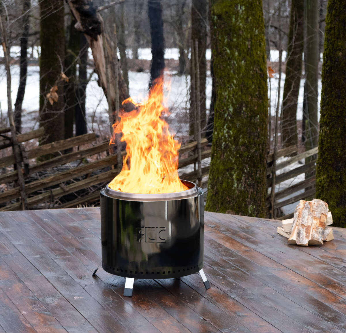 FCC Volcano Fury medium black båltønne