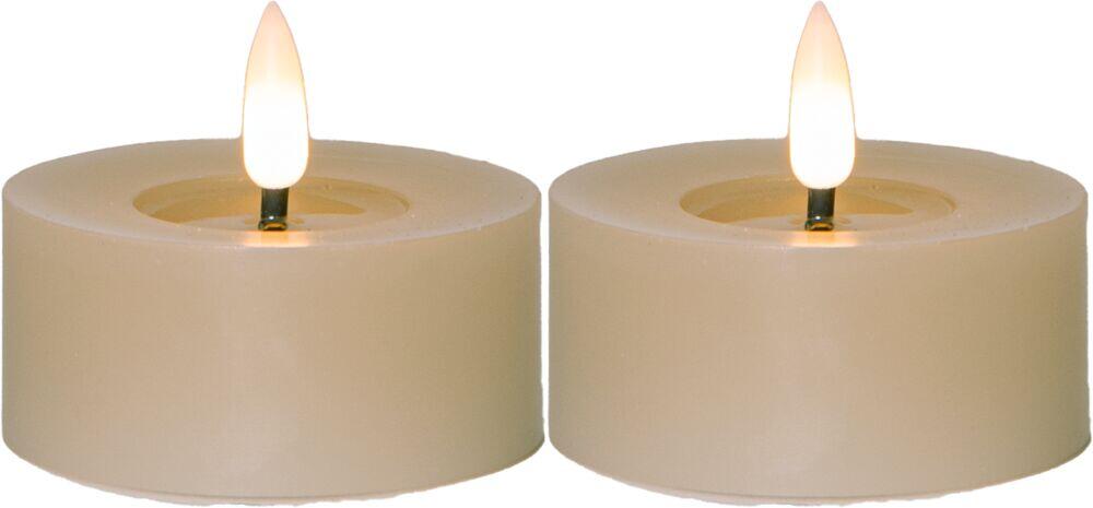 Flamme Flow LED t-lys 2-pk