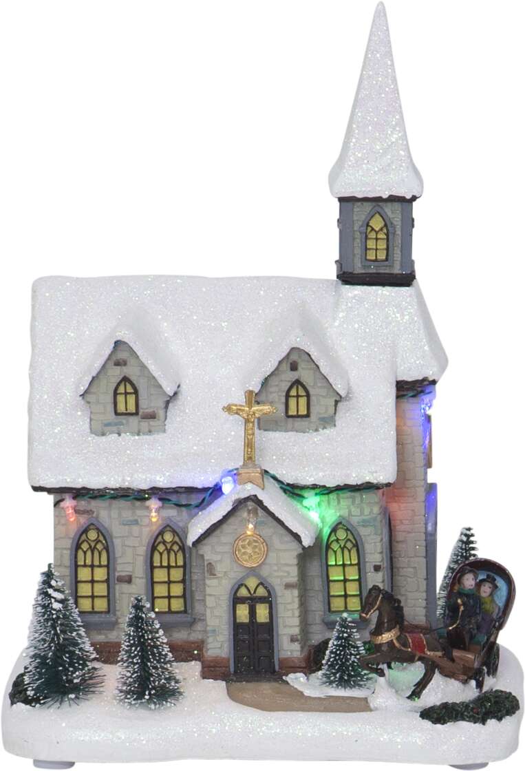 Chapel vinter LED-lys kirke