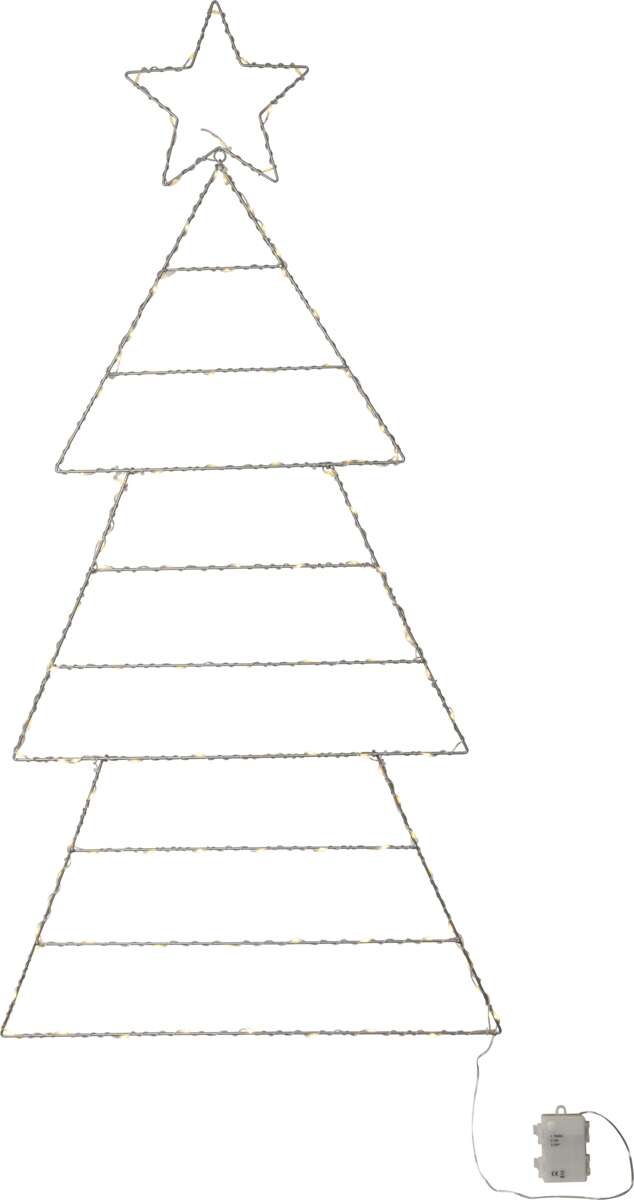 Folde siluett juletre