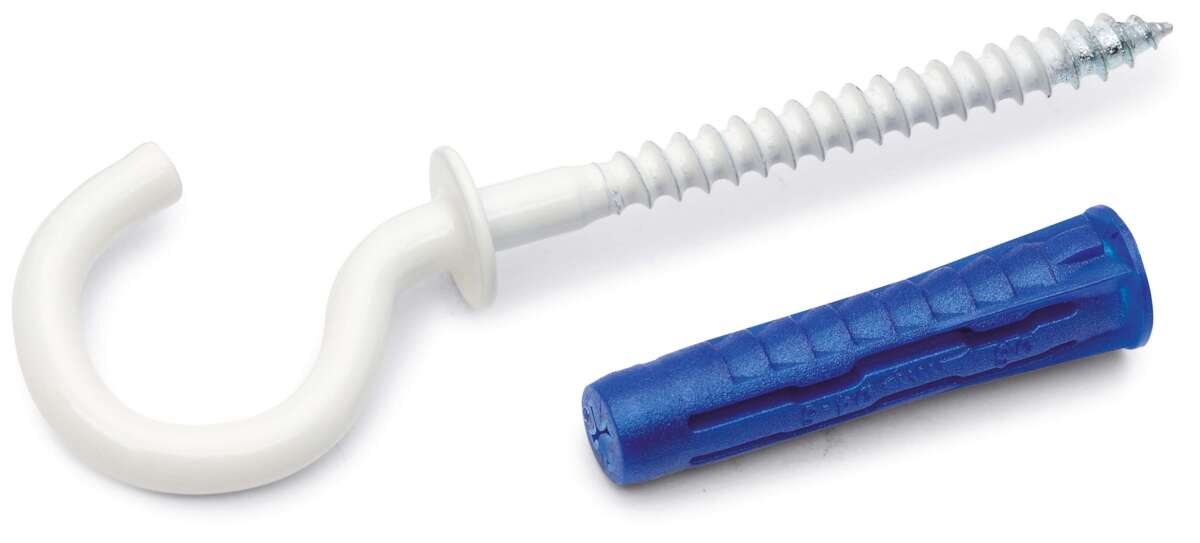 Fast skruekrok m/plugg