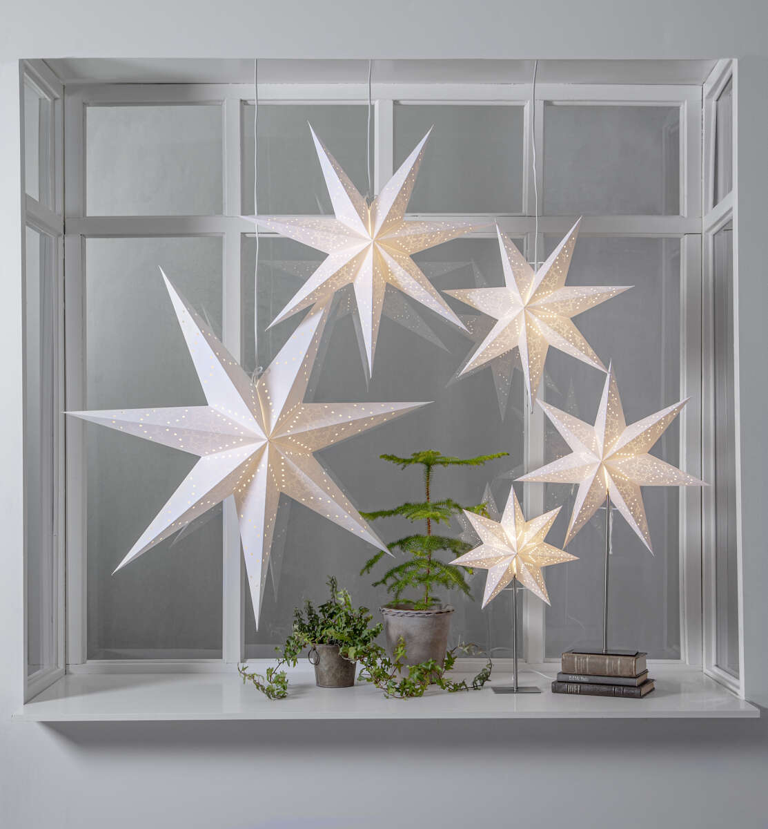 Sensy julestjerne på fot