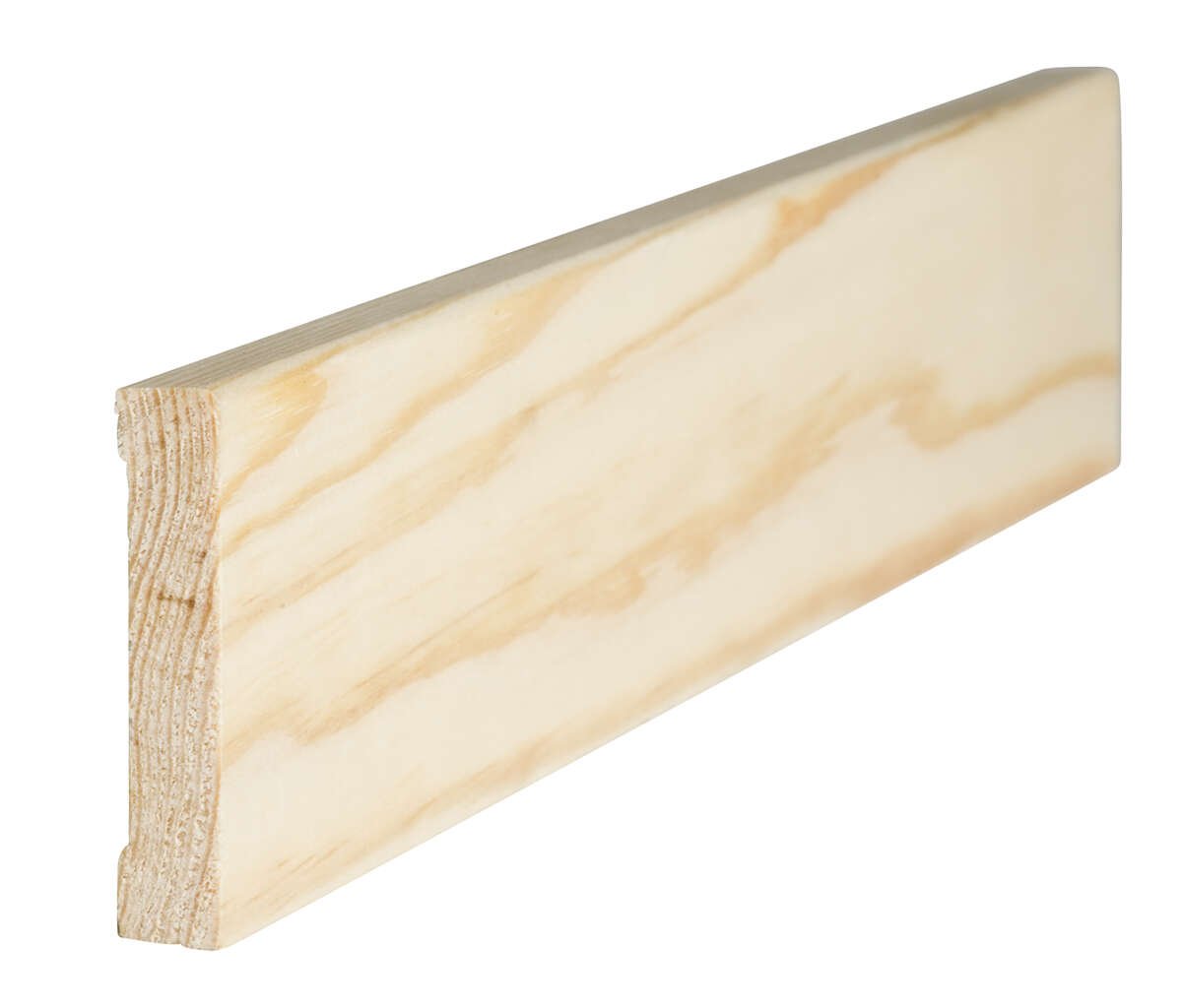 Combiwood 12x58 gulvlist rund ubehandlet