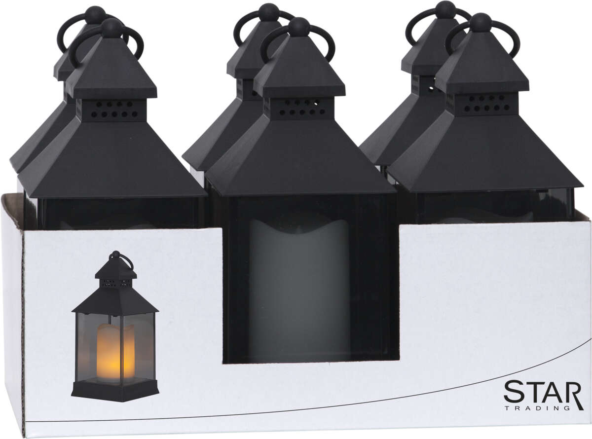 Flame LED lykt 6-pk