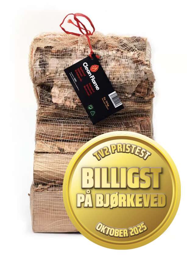 CleanFlame Bjørkeved 15kg