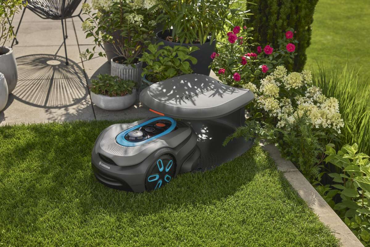 Gardena Sileno robotklipper garasje