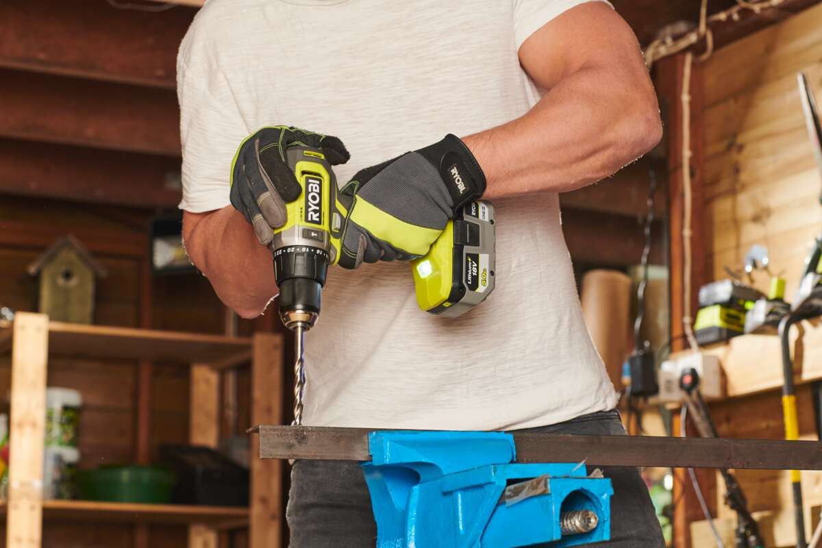 Ryobi R18CK7-2C20LB verktøysett