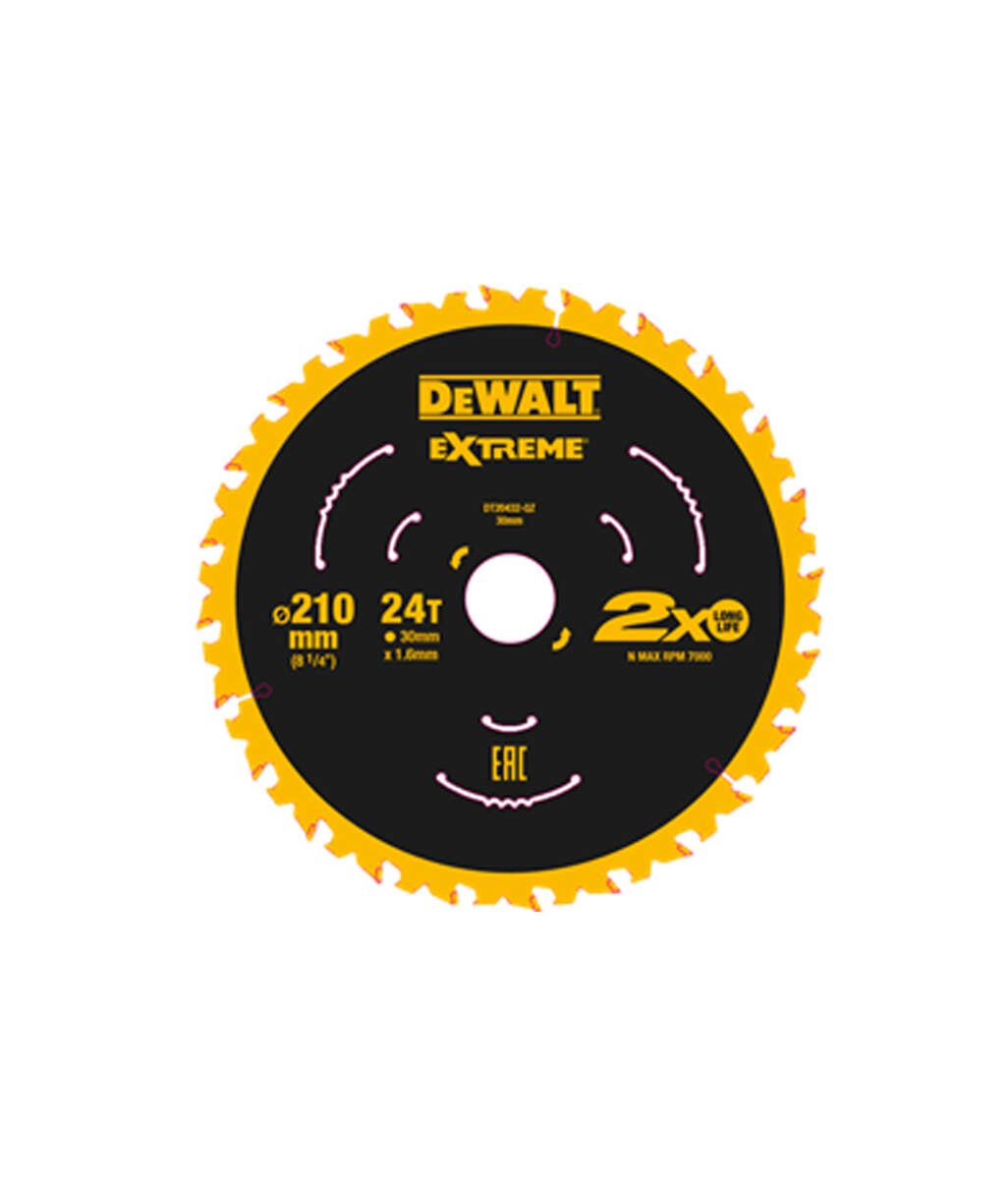 Dewalt DT20432-QZ Sirkelsagblad 210mm 24T Universal
