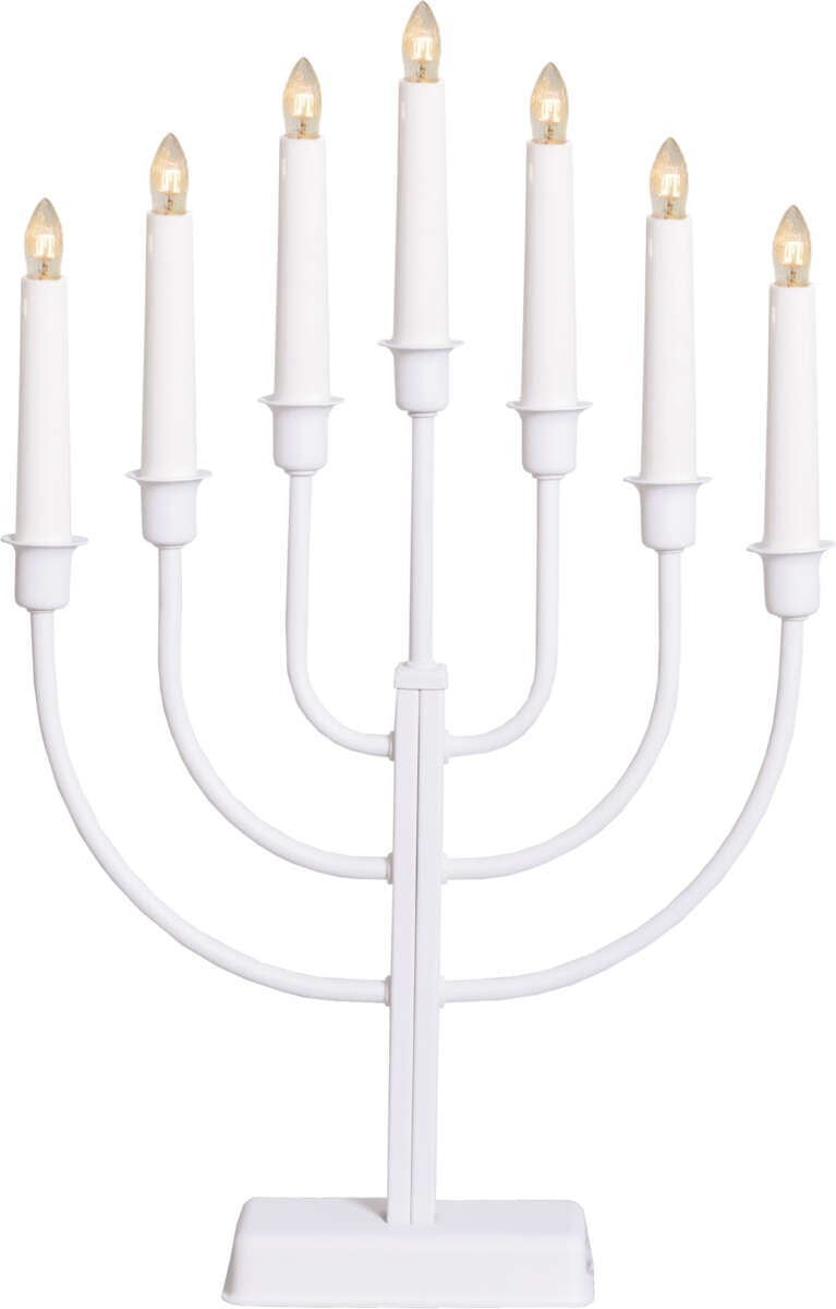 Kristina stake 7-lys hvit