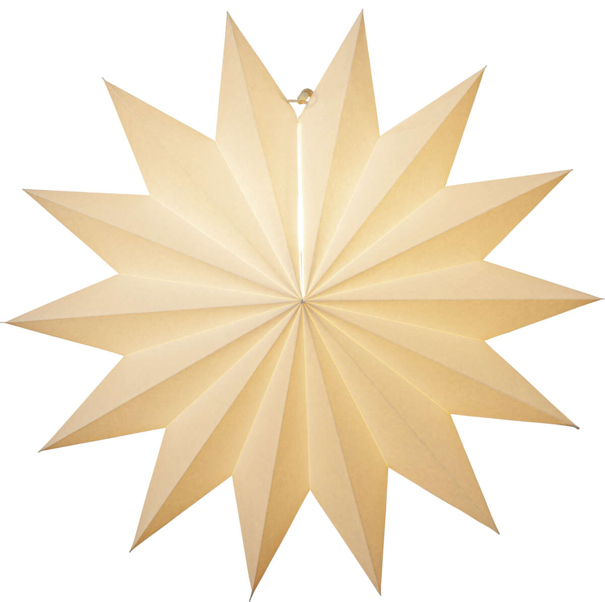 Star Trading Plain papirstjerne 60 cm hvit